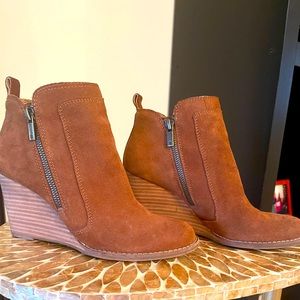 Lucky Brand wedge bootie.